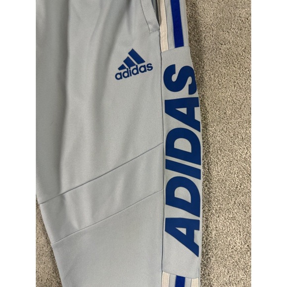 Adidas Women's Tiro‎ 19 Soccer Training Pants Glow Blue/Real Blue Small EUC - Picture 3 of 8